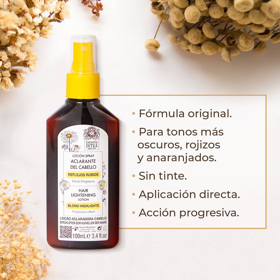 EL MEJOR ACLARANTE DE CABELLO- CAMOMILA INTEA