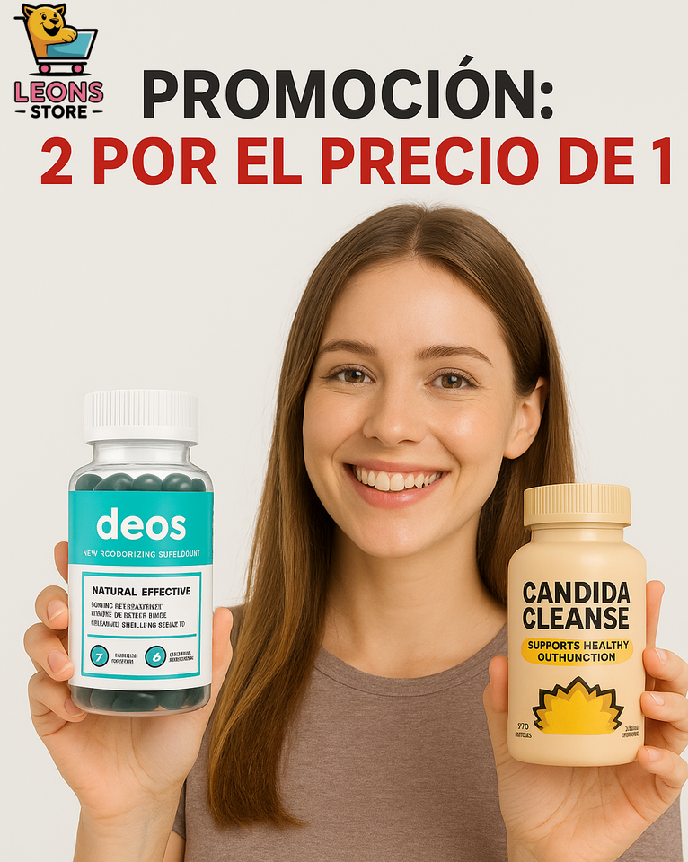 SUPER PROMO 2x1 CANDIDA + DEOS